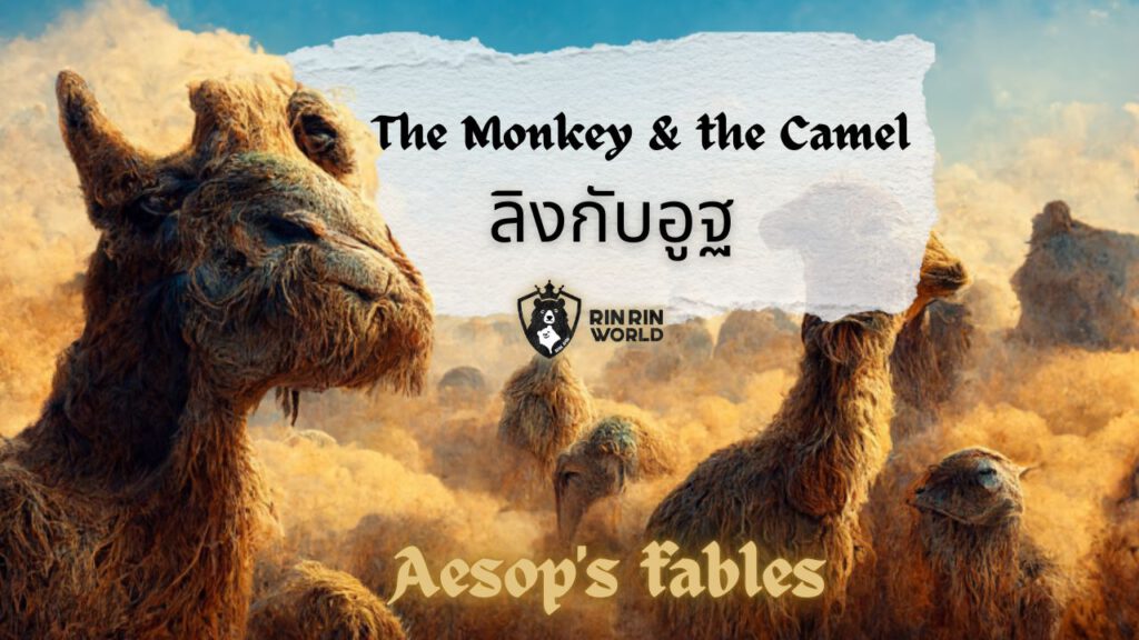 นิทานอีสป ลิงกับอูฐ The monkey and the camel