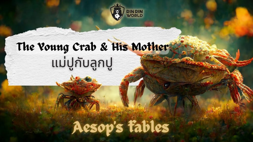 นิทานอีสป แม่ปูกับลูกปู The Young Crab and His Mother