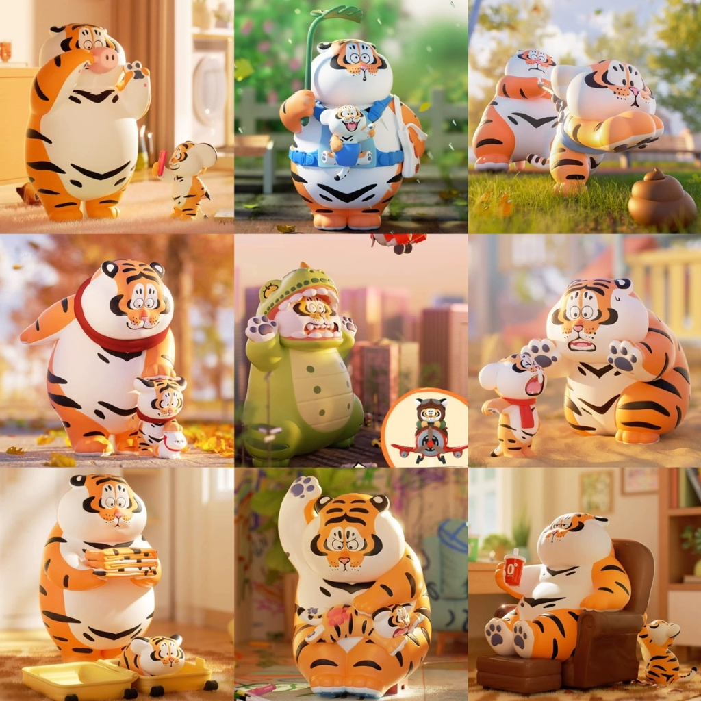 Panghu I'm Not Fat Tiger Father And Son Series Cover